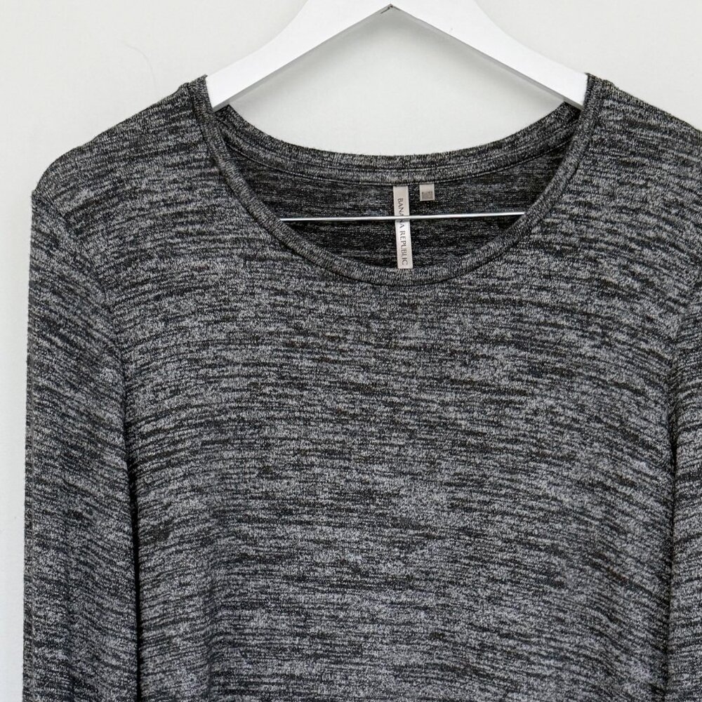 Banana Republic Luxespun Spacedye soft and flowy long-sleeve tee XL
